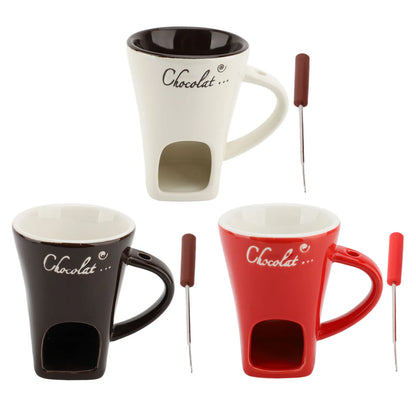 Taza para chocolate fundido: la fondue acogedora para dos