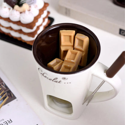 Taza para chocolate fundido: la fondue acogedora para dos