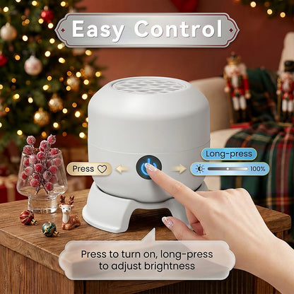 Projecteur de Noël rotatif : la magie des fêtes au plafond
