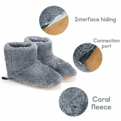 Chaussons chauffants USB : les pieds au chaud tout l’hiver