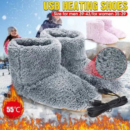 Chaussons chauffants USB : les pieds au chaud tout l’hiver