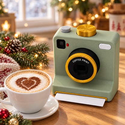 Cámara para latte art: diseños de barista con un solo clic