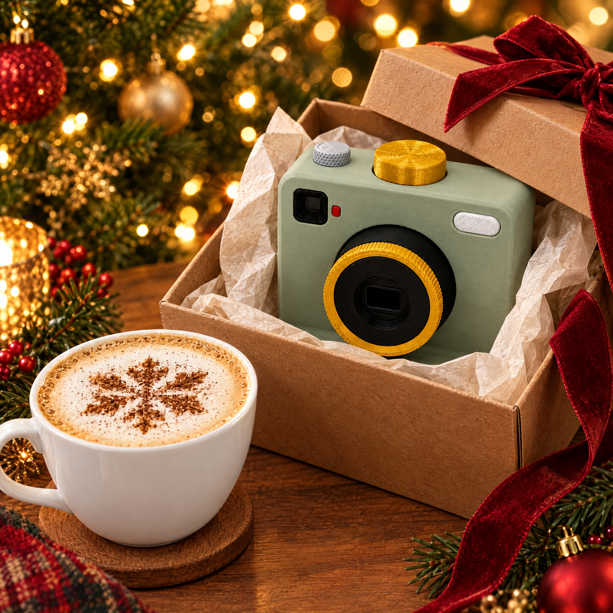 Cámara para latte art: diseños de barista con un solo clic